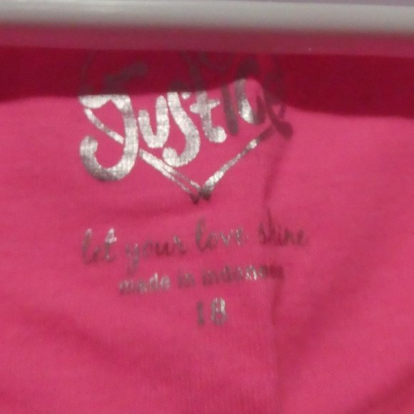 JUSTICE | size 18 | pink sequin tank top - Picture 7 of 11